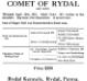 Comet of Rydal&#x27;s 1922 Bulletin Pedigree